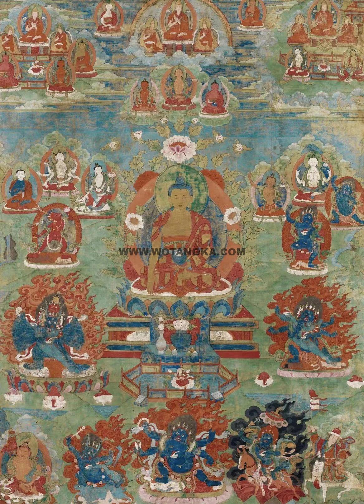 沃唐卡编号AC67448：释迦牟尼佛