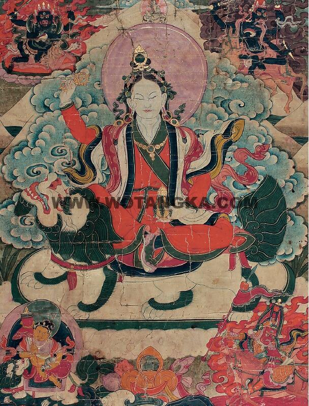 沃唐卡编号AC69640：长寿仙女