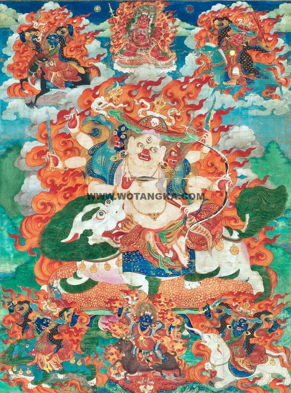 沃唐卡编号AC34261:白哈尔