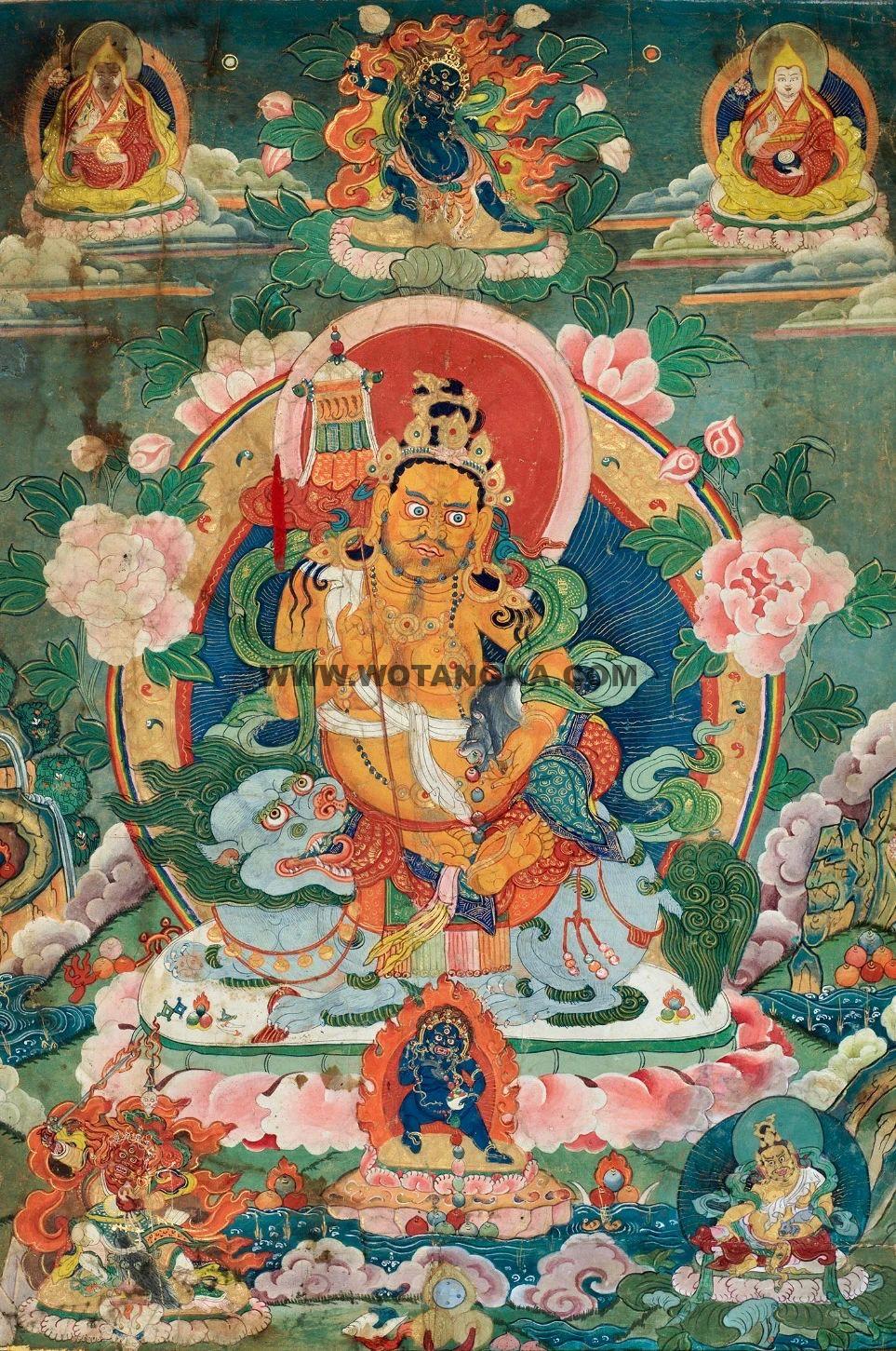 沃唐卡编号AC36307：财宝天王
