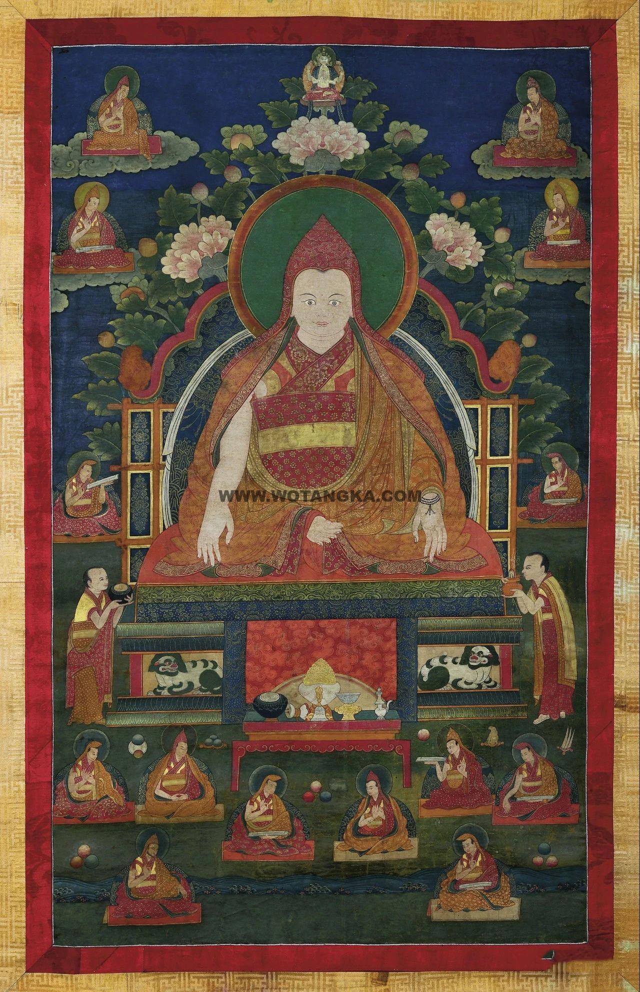 沃唐卡编号AC42865：笃布巴大师