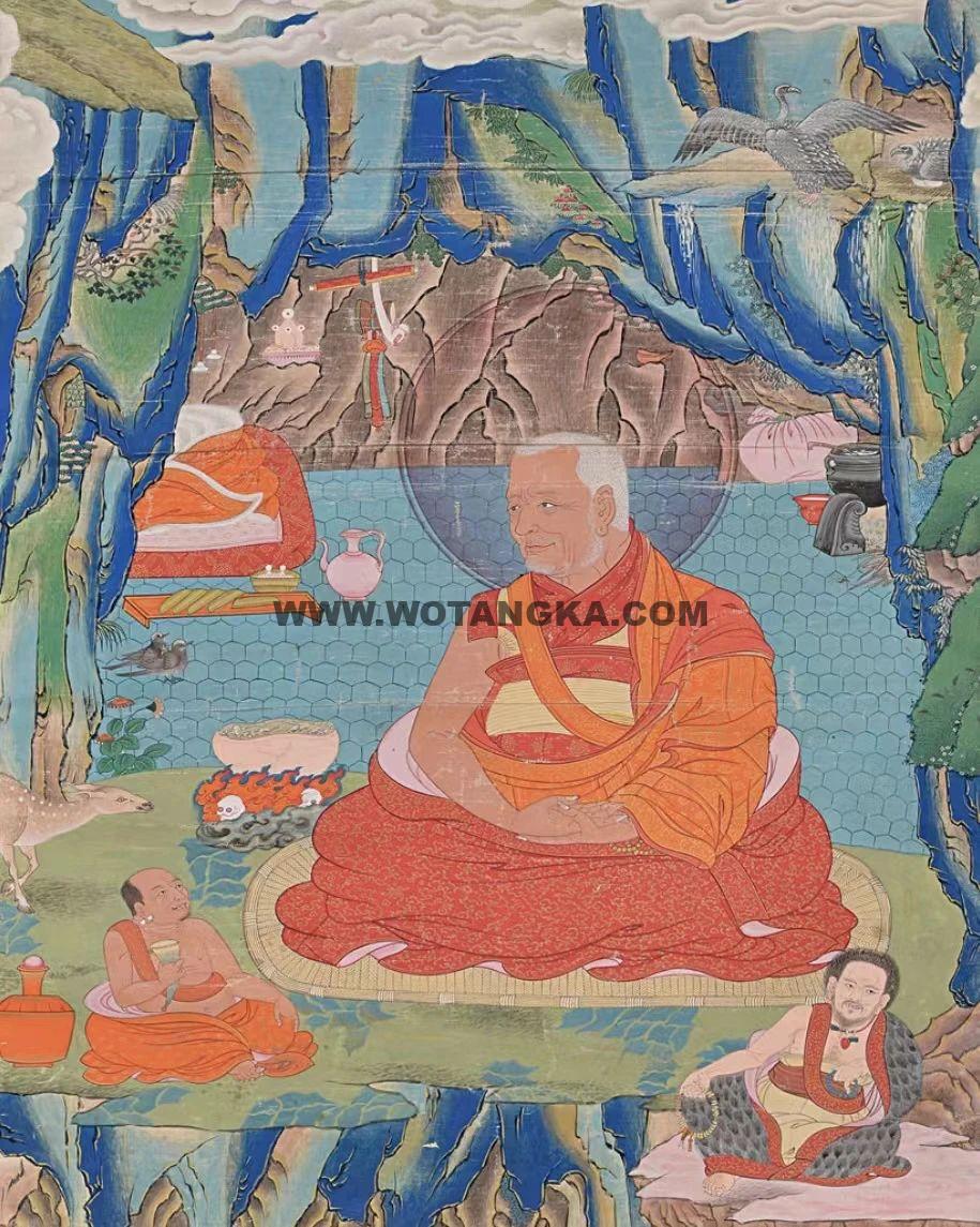 沃唐卡编号AC82232：上师