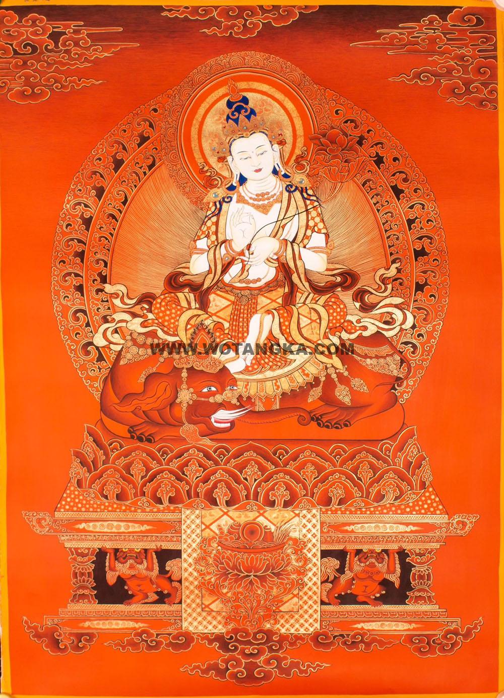 编号188-333882:红金唐卡-普贤菩萨(70*50CM左右)