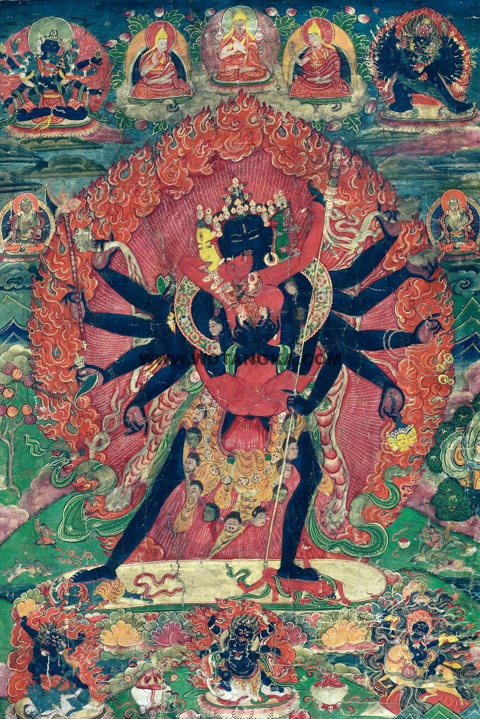 沃唐卡编号AC21868：胜乐金刚
