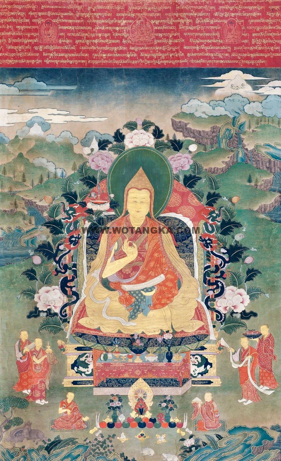 沃唐卡编号AC29764:阿旺罗桑嘉措