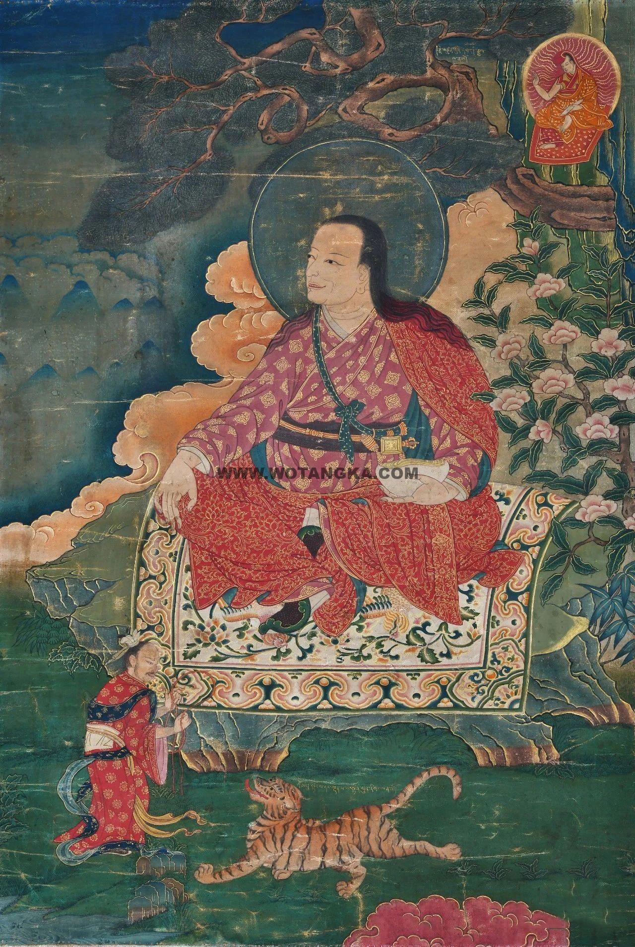 沃唐卡编号AC43197：萨迦派上师