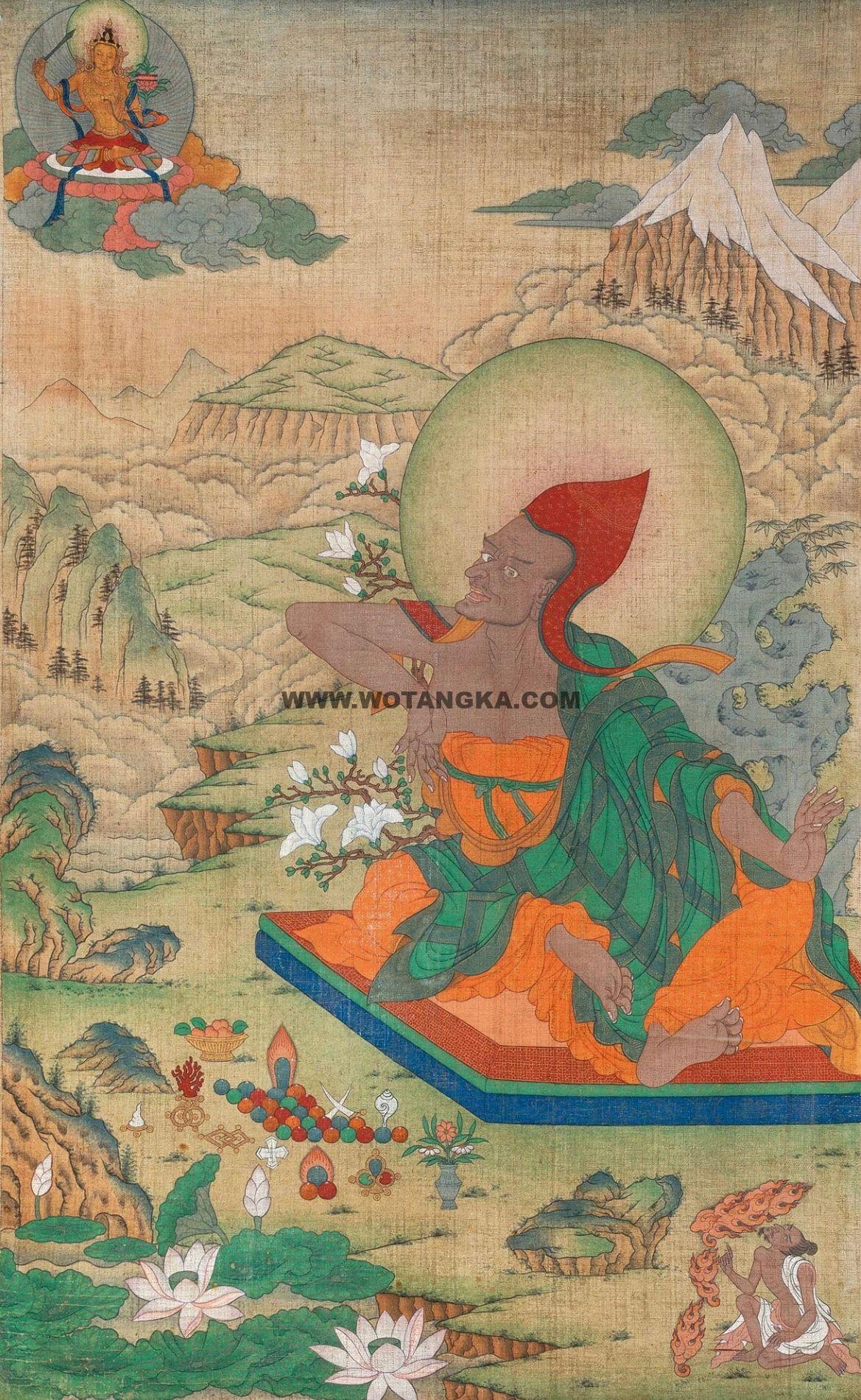 沃唐卡编号AC48021：法称菩萨