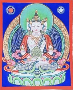 编号118-1644970:彩绘小唐卡-四面大日如来(长方形·5*4CM左右)