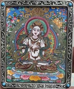 编号118-4096941:彩绘小唐卡-金刚萨埵(长方形·5*4CM左右)