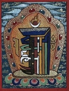 编号118-4128574:彩绘小唐卡-十相自在(长方形·5*4CM左右)