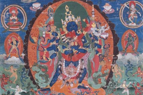 沃唐卡编号AC12581：胜乐金刚