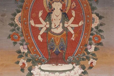 沃唐卡编号AC24906：十一面观音