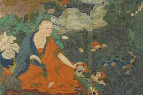 沃唐卡编号AC44716：班禅喇嘛源流·须菩提