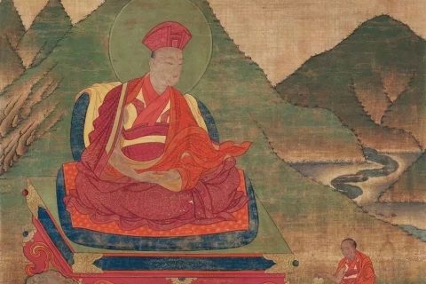 沃唐卡编号AC56961：噶举派上师