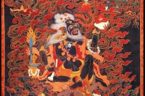 沃唐卡编号AC77356：人形婆罗门大黑天