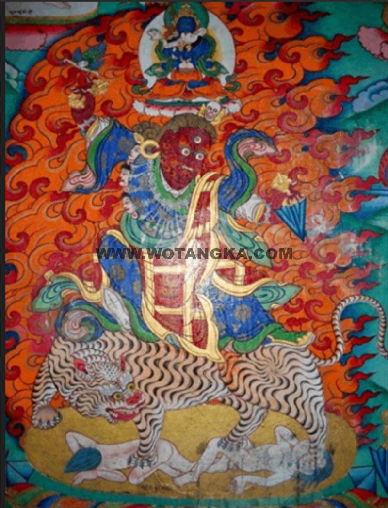 沃唐卡编号AC47373：忿怒莲师