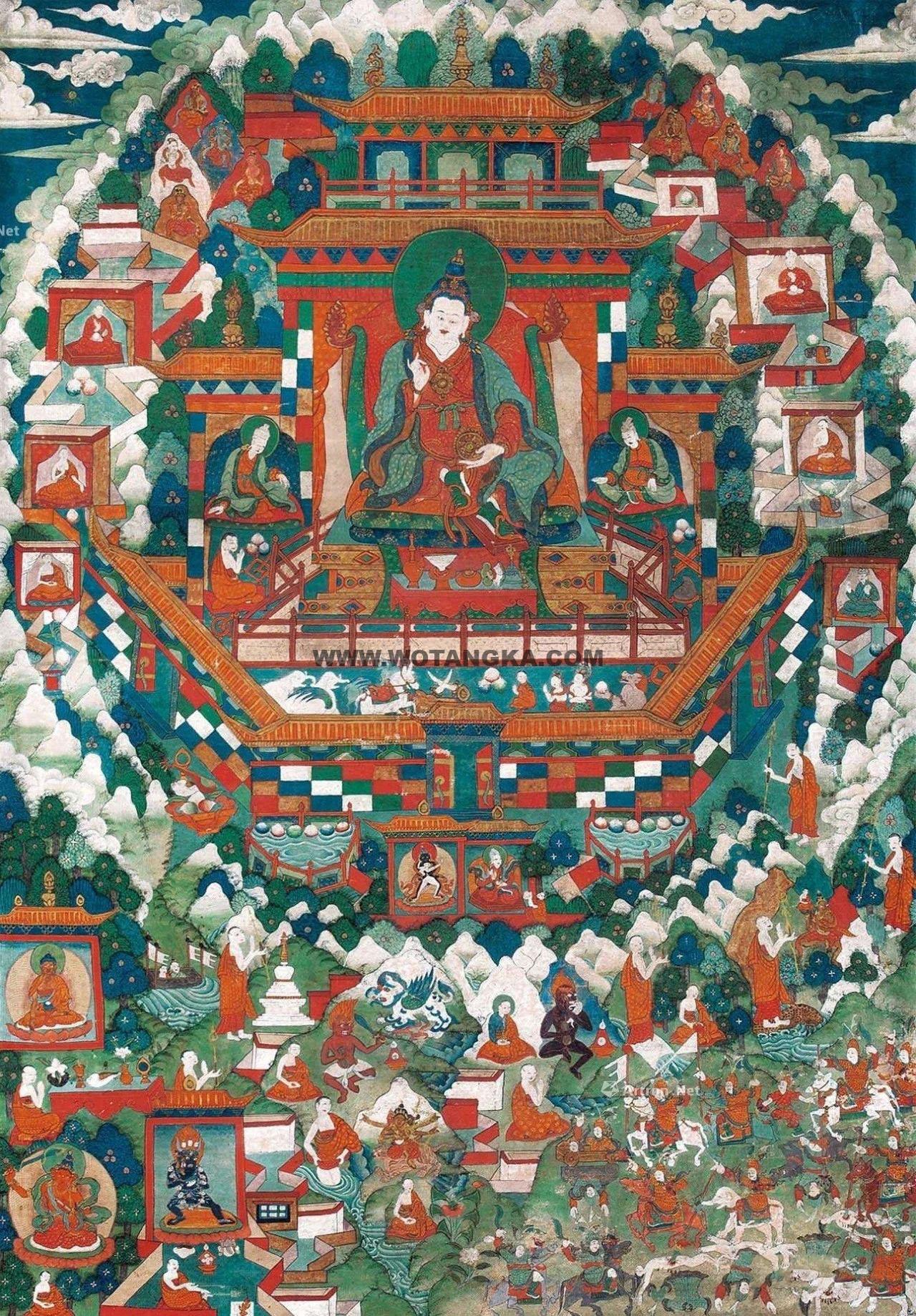 沃唐卡编号AC60597：香巴拉王