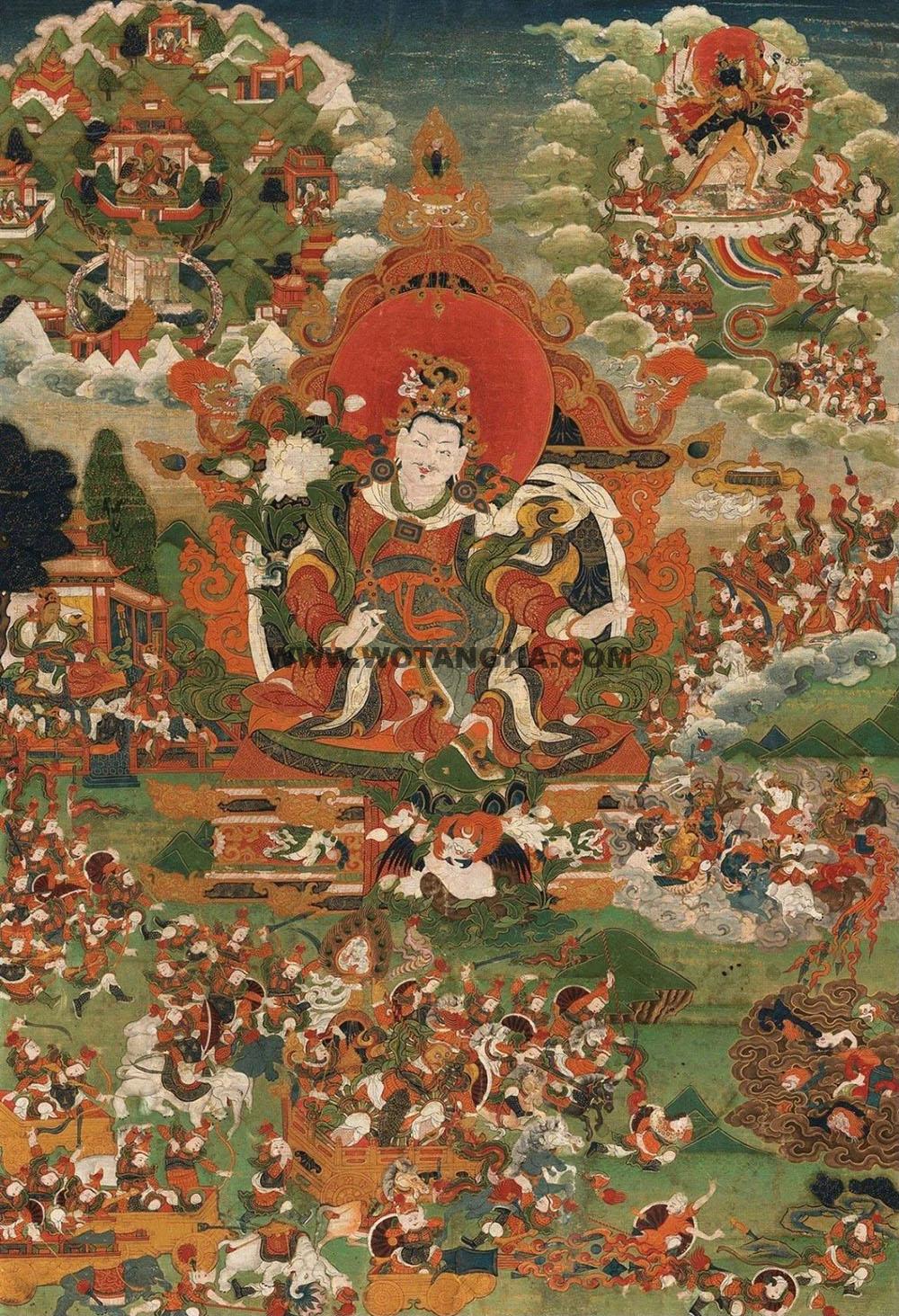 沃唐卡编号AC85491：松赞干布