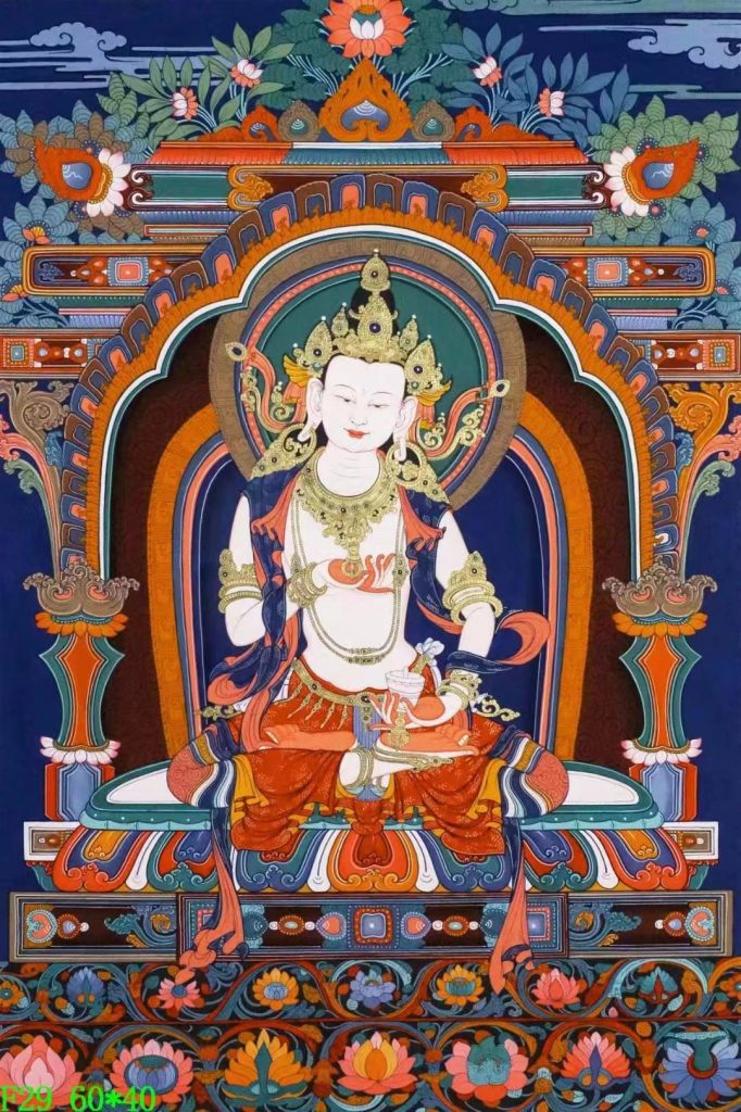 编号138-349630：彩绘唐卡-金刚萨埵（60*40CM左右）