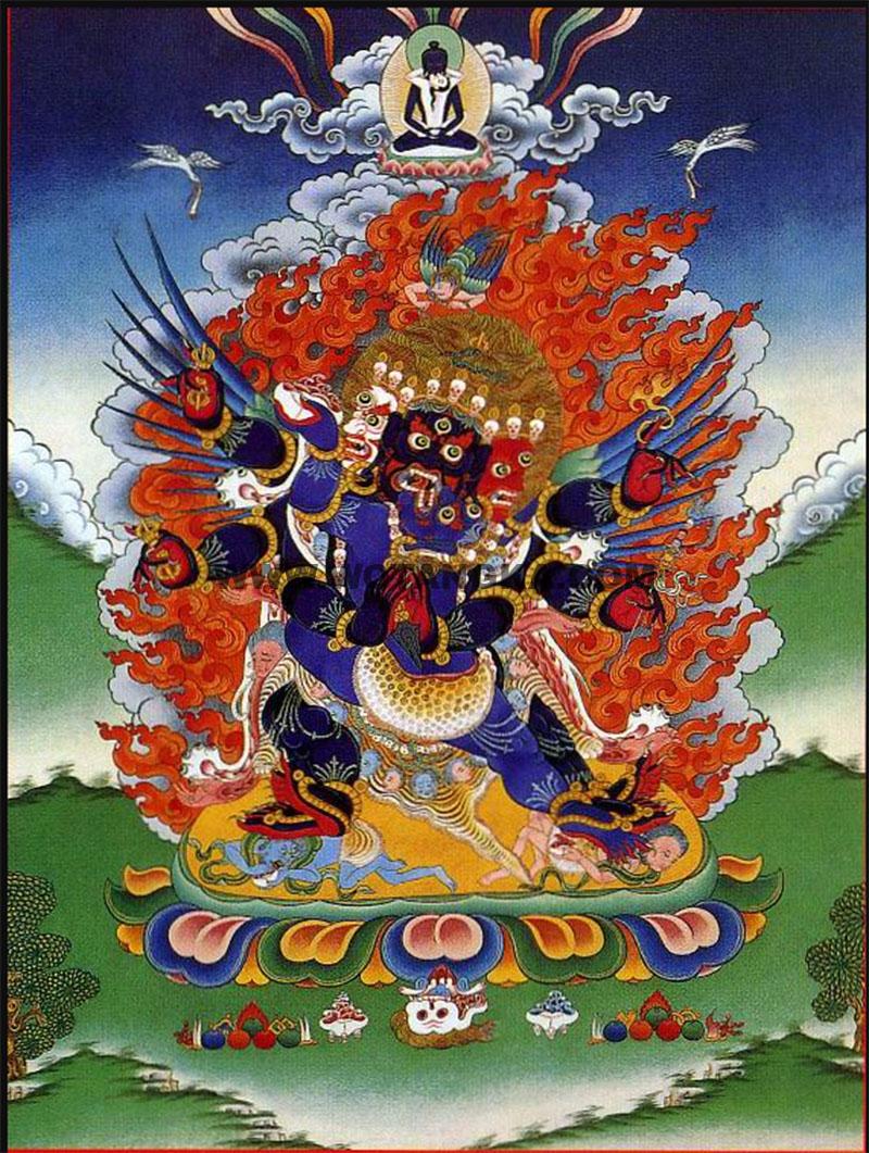 沃唐卡编号AC14609：普巴金刚