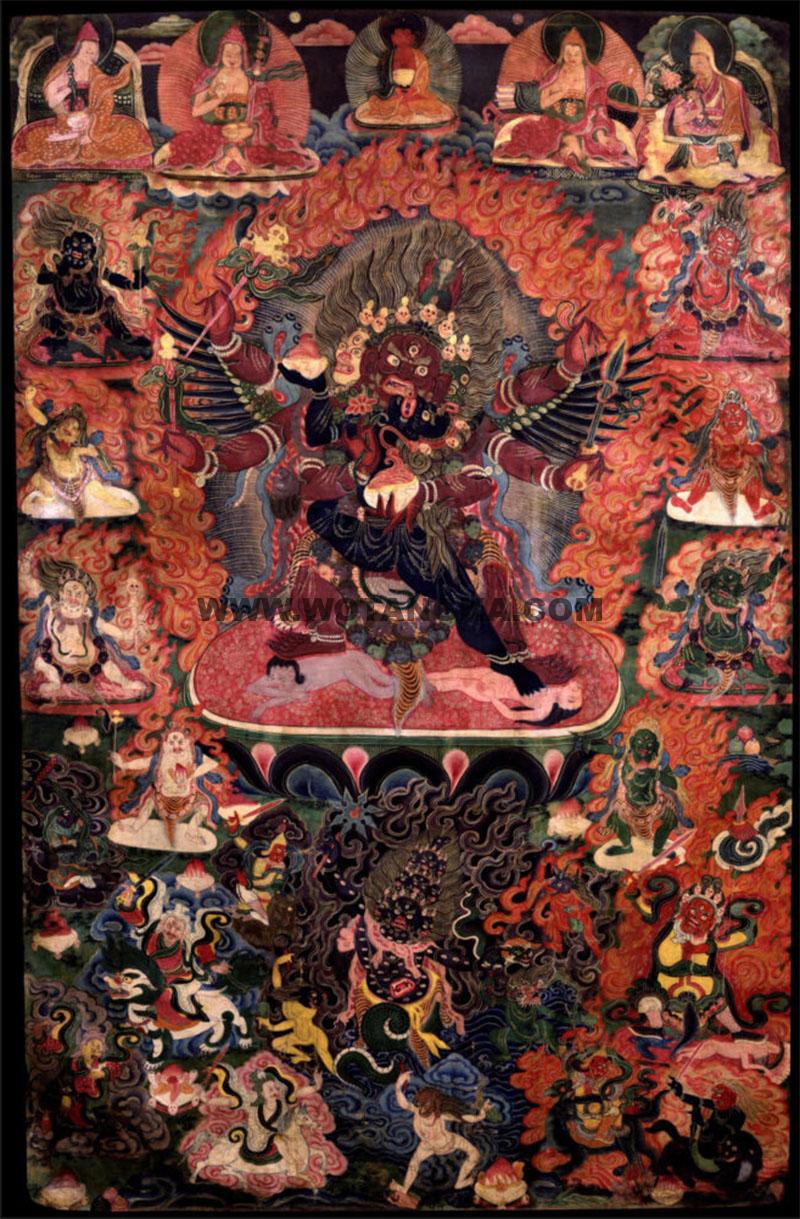 沃唐卡编号AC17075：大殊胜嘿汝嘎