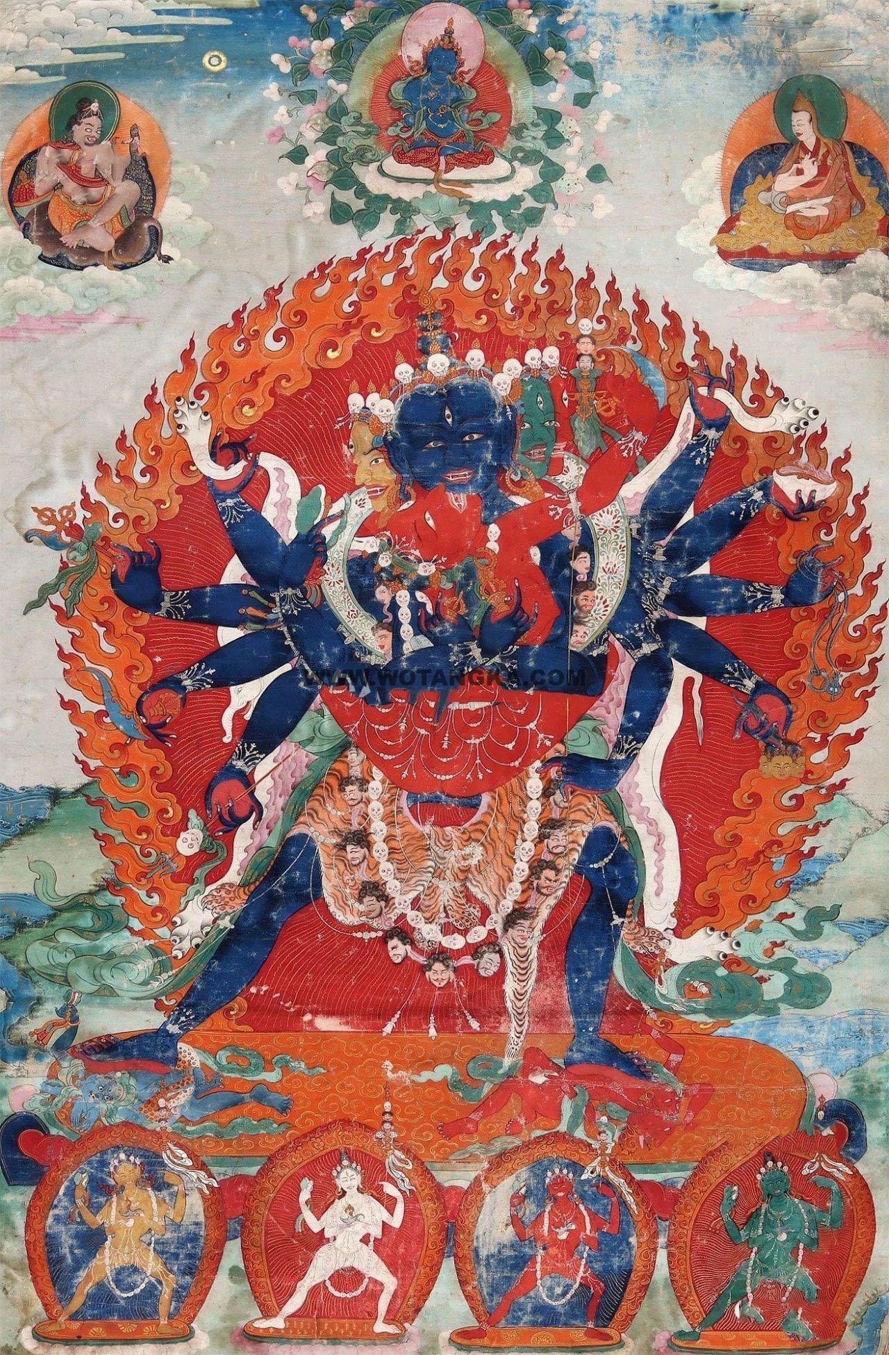 沃唐卡编号AC51720：胜乐金刚