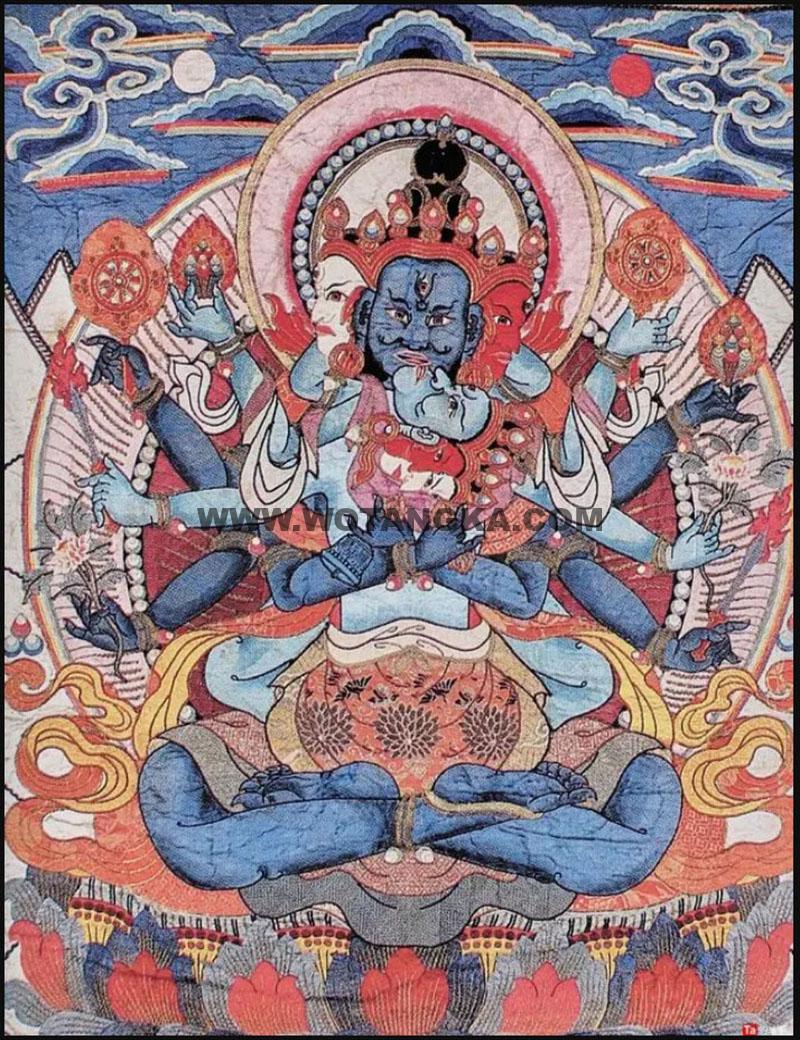 沃唐卡编号AC97644：密集金刚