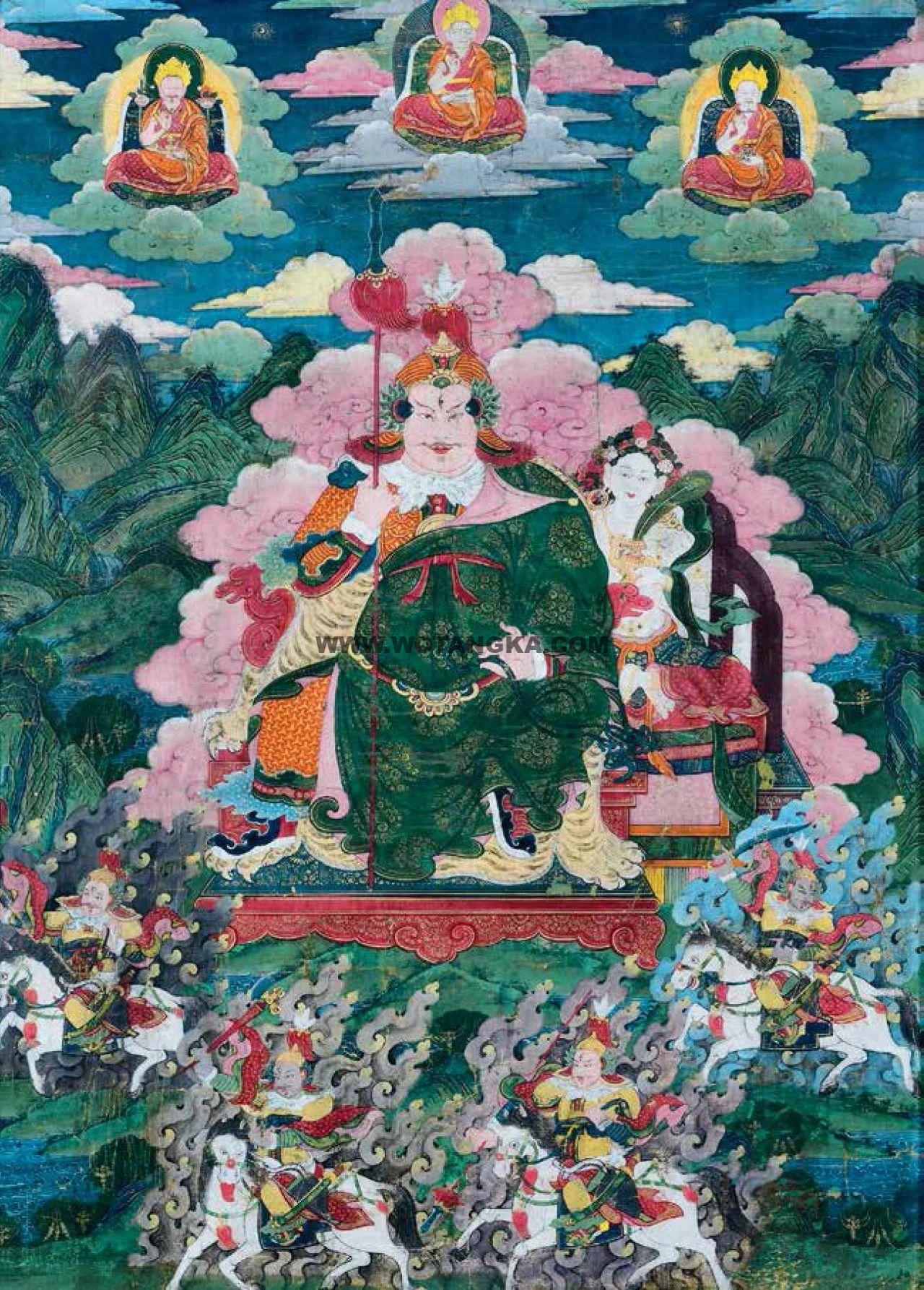 沃唐卡编号AC43071：护法将军