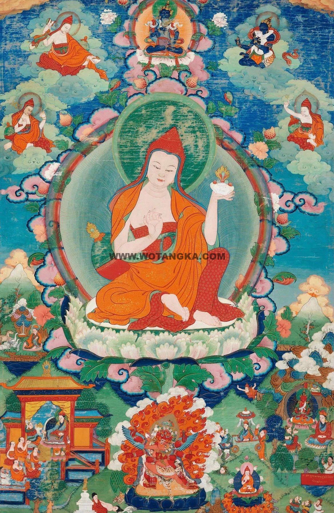 沃唐卡编号AC55993：上师