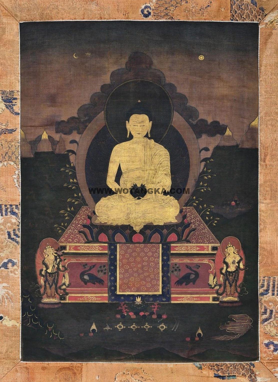 沃唐卡编号AC99391：阿弥陀佛