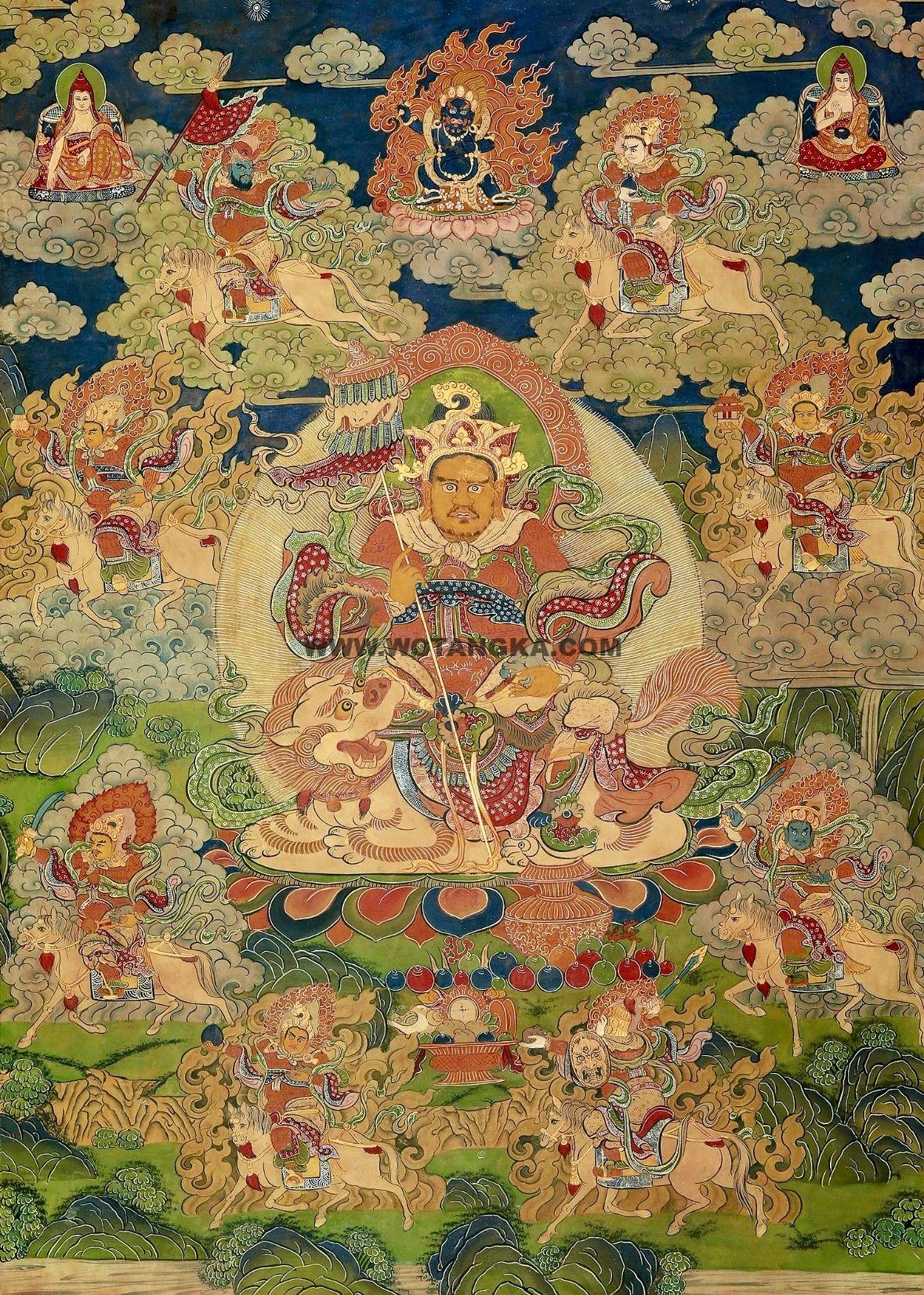 沃唐卡编号AC74615：财宝天王