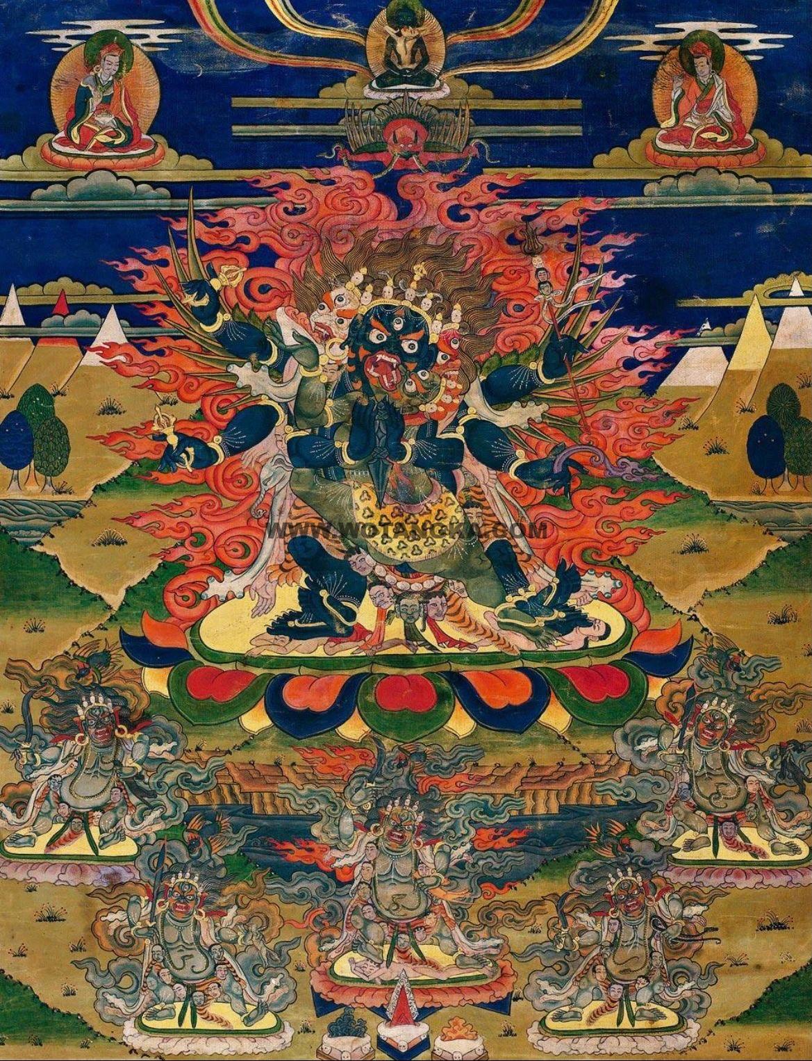 沃唐卡编号AC99647：普巴金刚