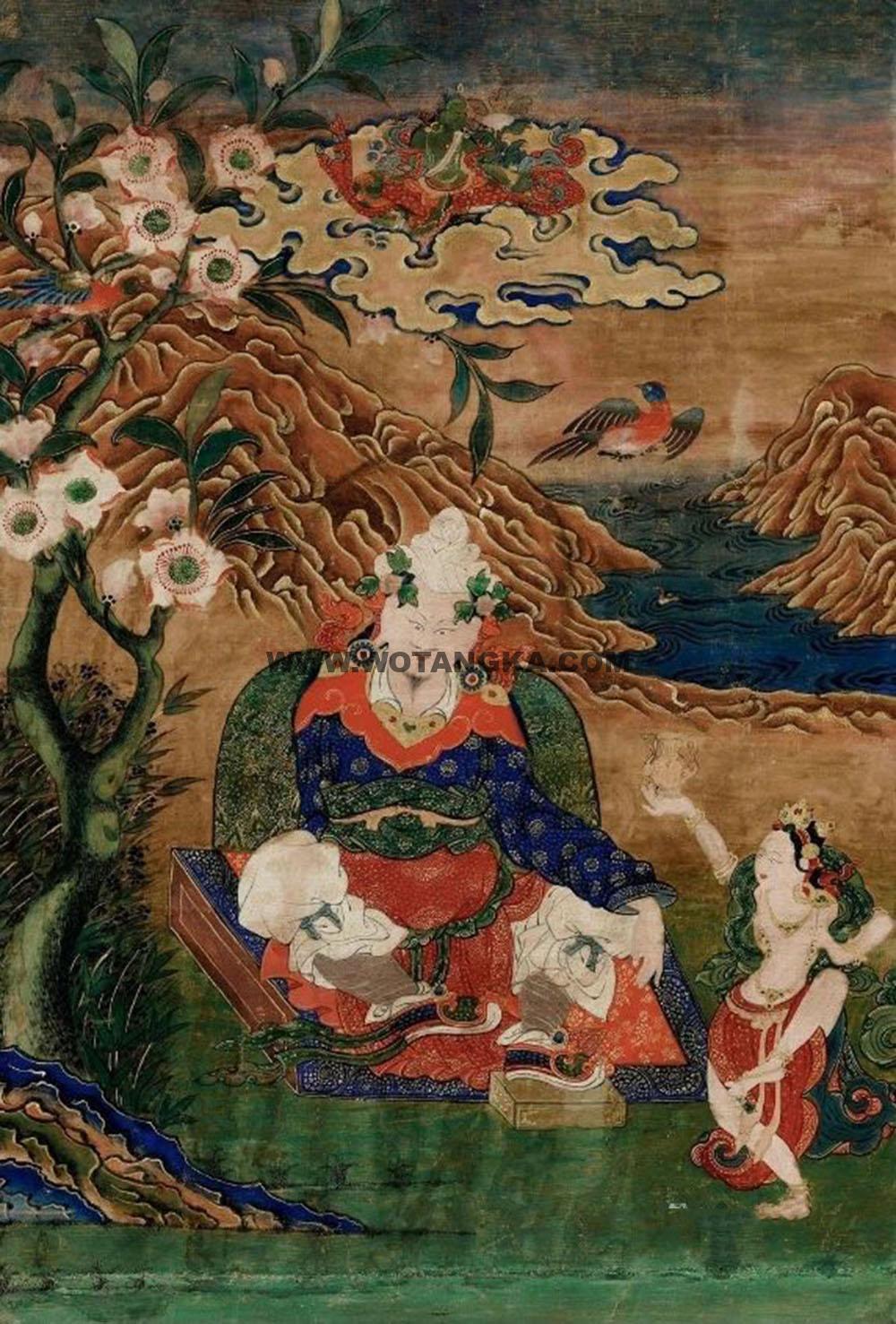 沃唐卡编号AC37124：香巴拉王