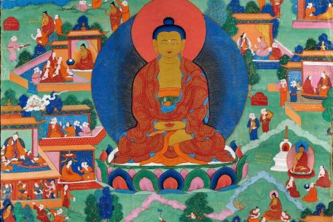 沃唐卡编号AC44882：阿弥陀佛