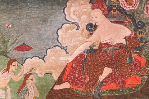 沃唐卡编号AC48881：二圣六庄严之陈那