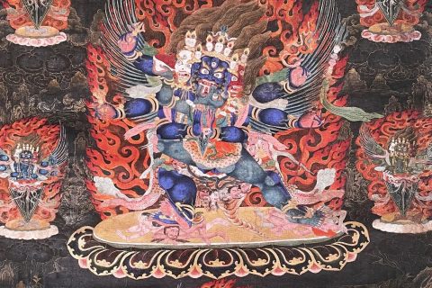 沃唐卡编号AC51438：普巴金刚