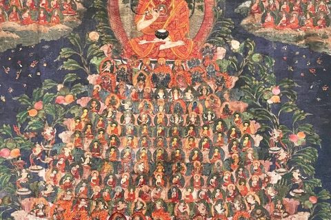 沃唐卡编号AC54724：宗喀巴大师皈依境