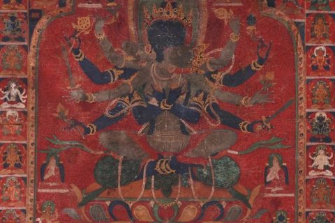 沃唐卡编号AC55251：密集金刚