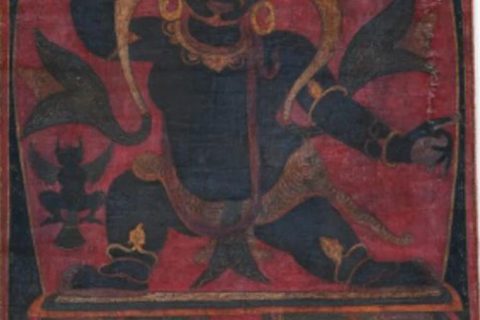 沃唐卡编号AC56249：愤怒金刚手