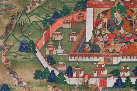 沃唐卡编号AC61087：莲花生大师