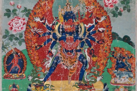 沃唐卡编号AC64886：胜乐金刚