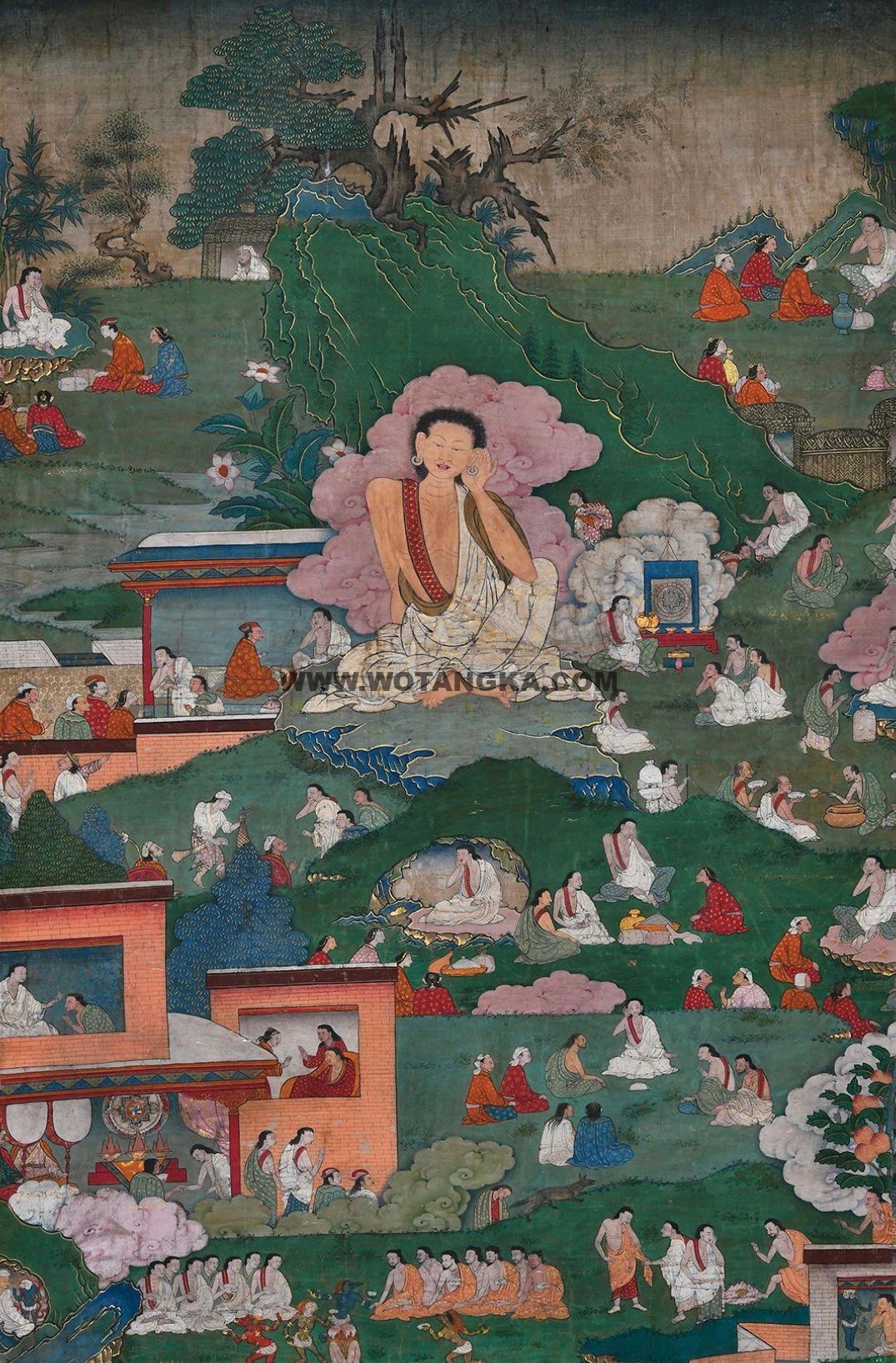 沃唐卡编号AC71989：米拉日巴尊者