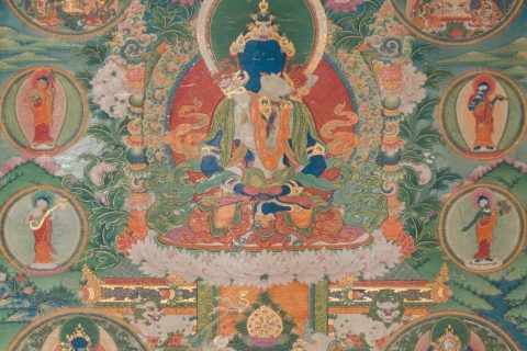 沃唐卡编号AC72447：寂静四十二尊