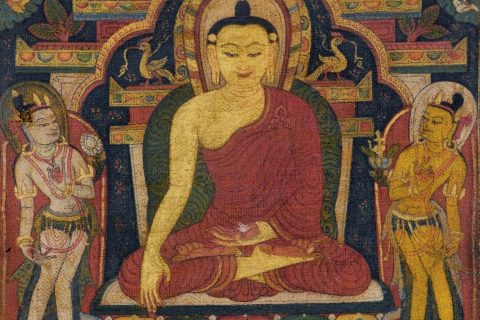 沃唐卡编号AC75872：释迦牟尼佛