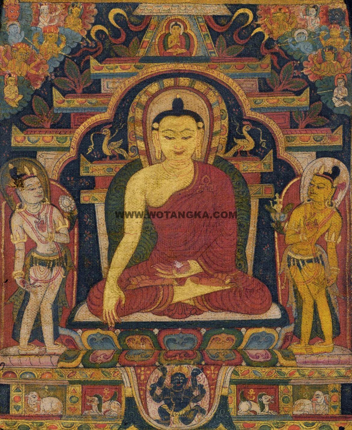 沃唐卡编号AC75872：释迦牟尼佛