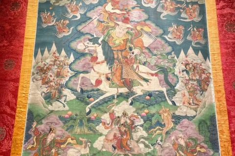 沃唐卡编号AC79231：格萨尔王