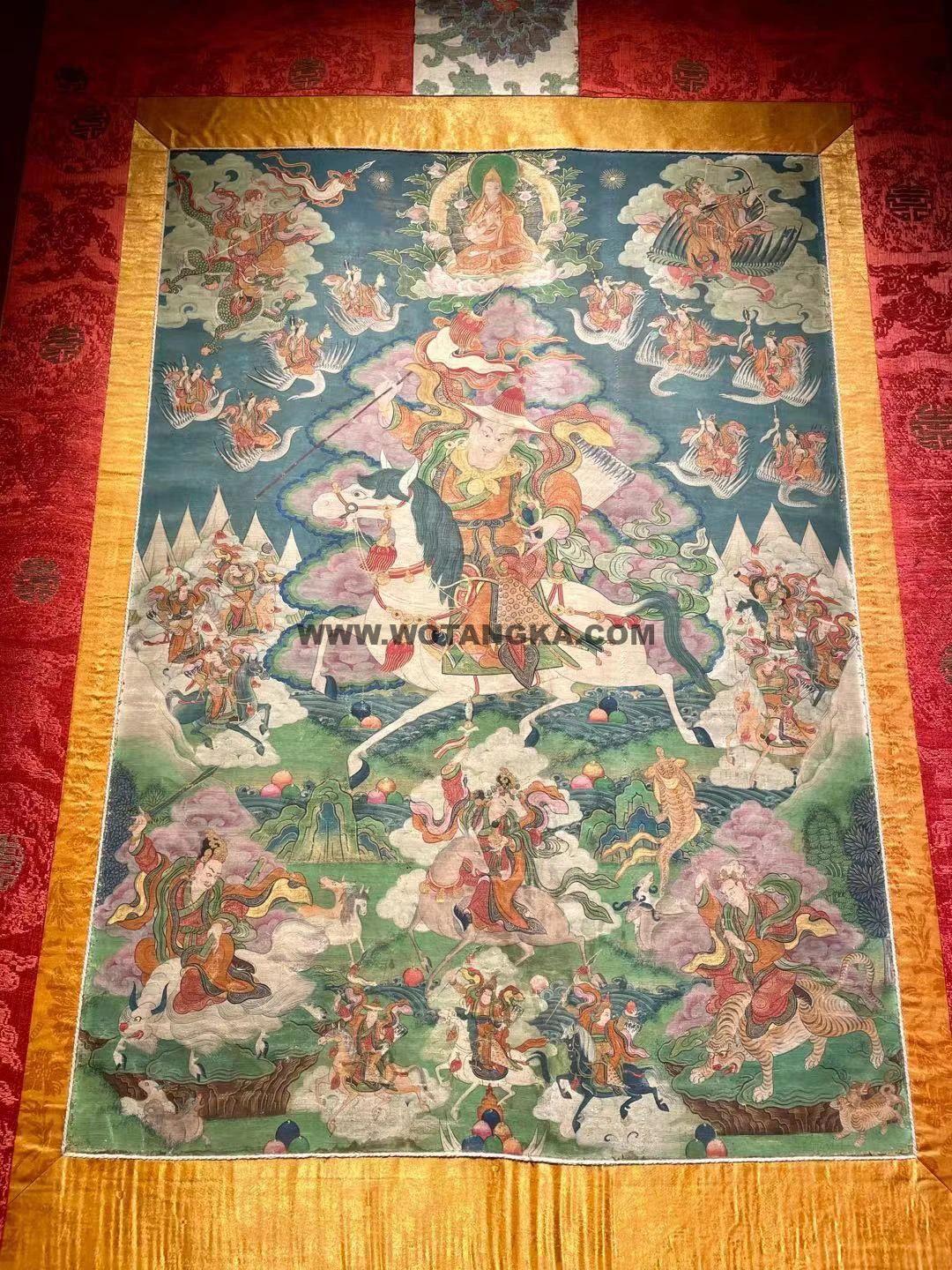 沃唐卡编号AC79231：格萨尔王