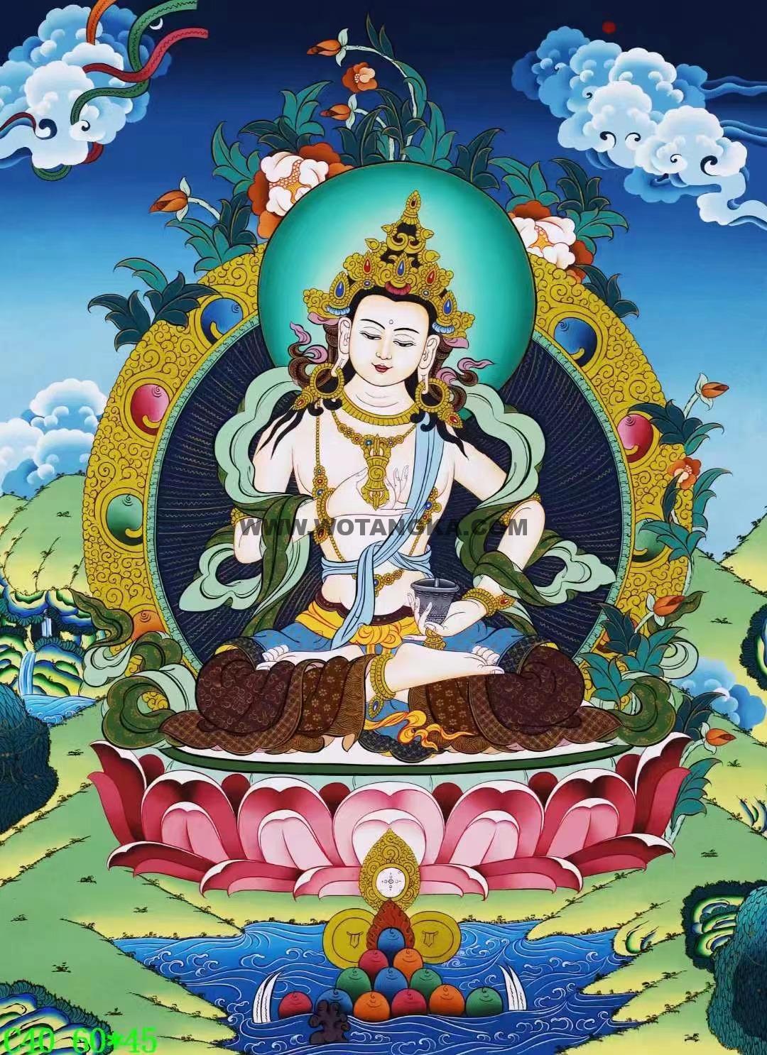 编号138-424305:彩绘唐卡-金刚萨埵(60*45CM左右)