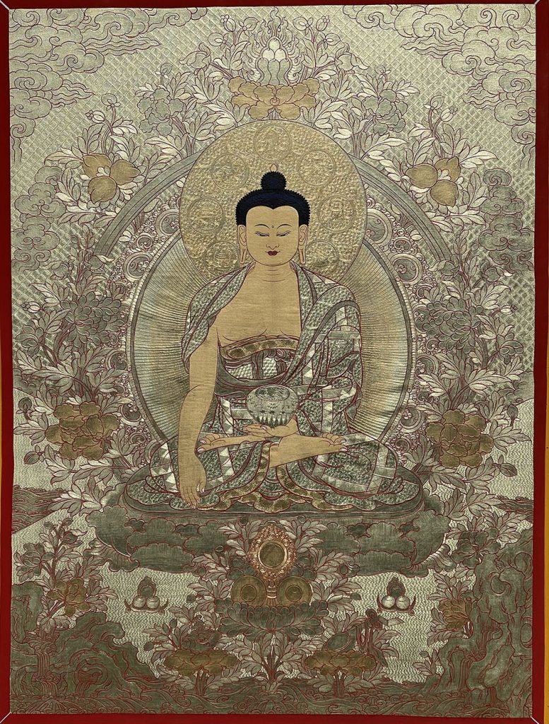 编号188-696169：黄金唐卡-释迦牟尼佛（60*45CM左右）