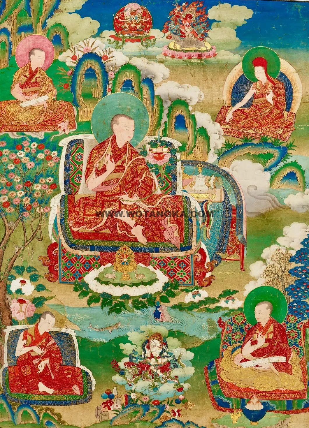 沃唐卡编号AC63933：俄尔寺祖师